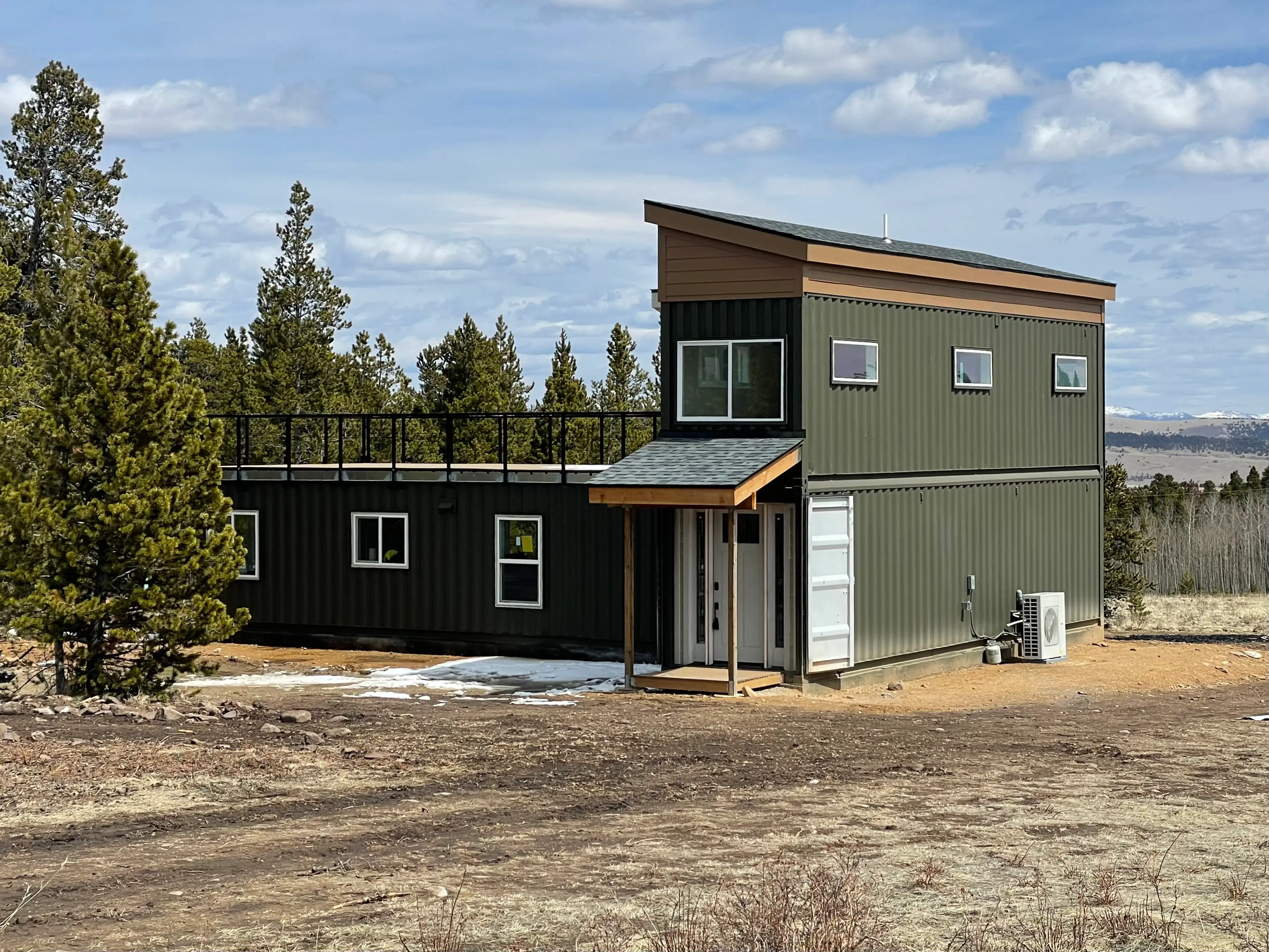 custom container cabin new build by Torres Sustainable Builders
