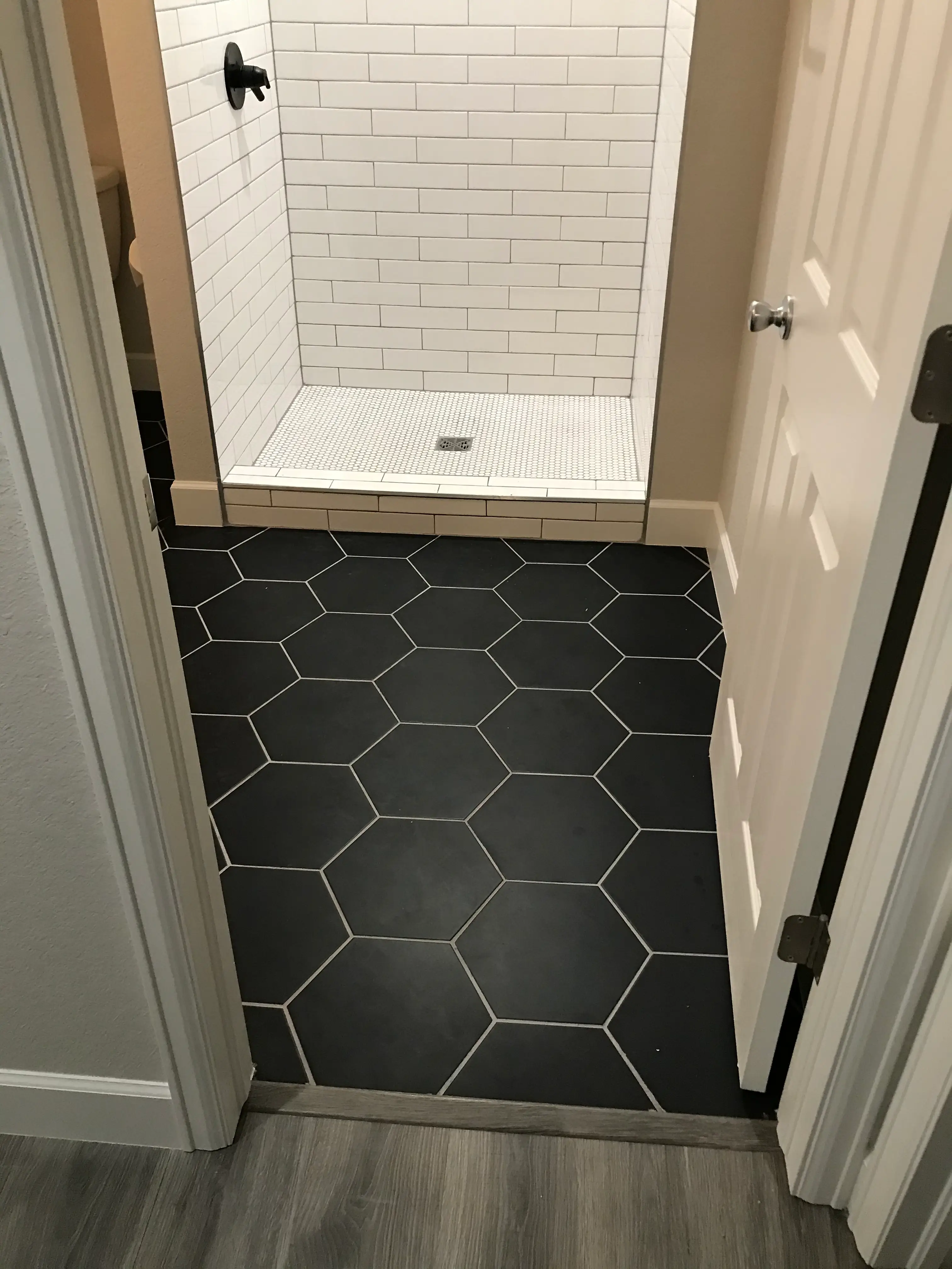 bathroom tile work in a Lafayette CO home