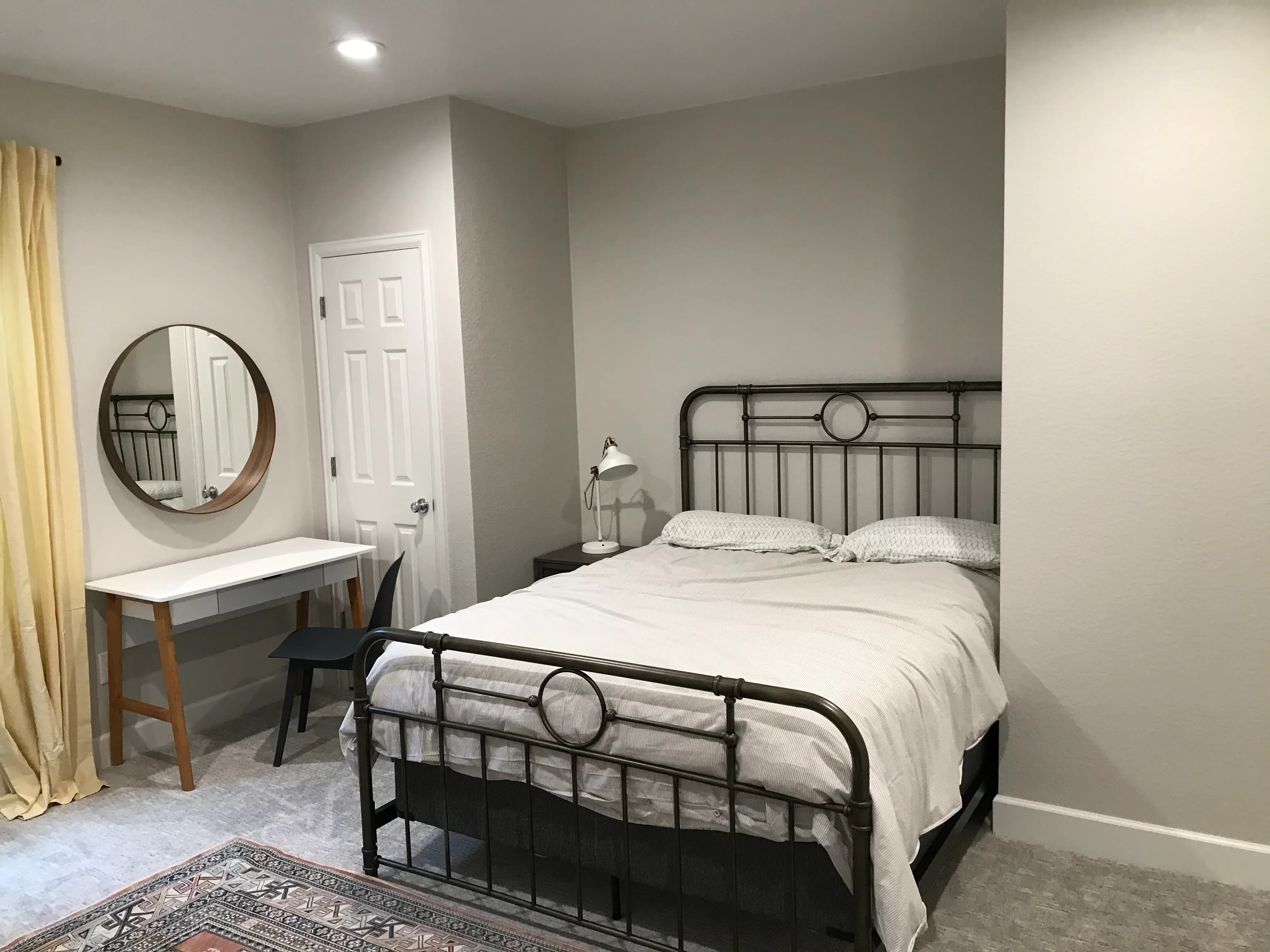finished basement bedroom in a Lafayette CO home