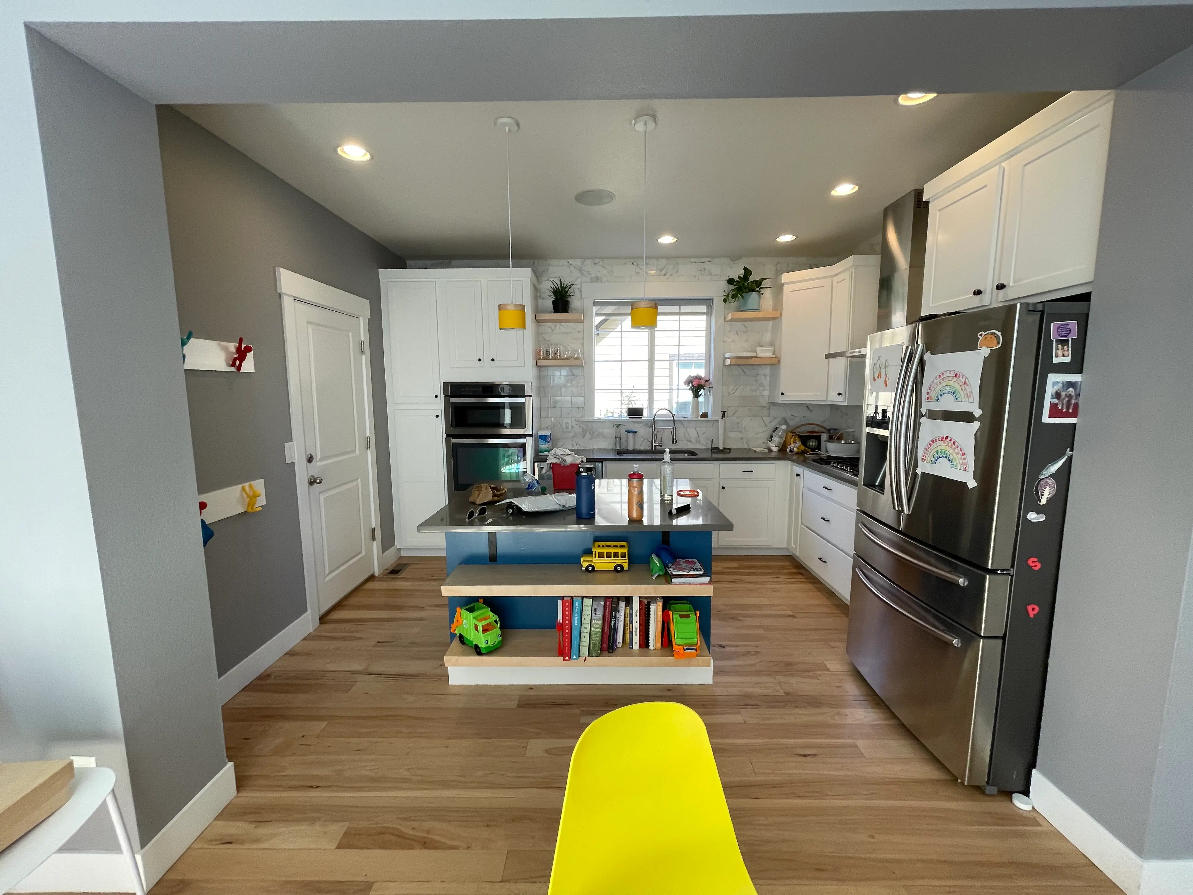 kitchen lighting and electrical in a Lafayette CO remodel