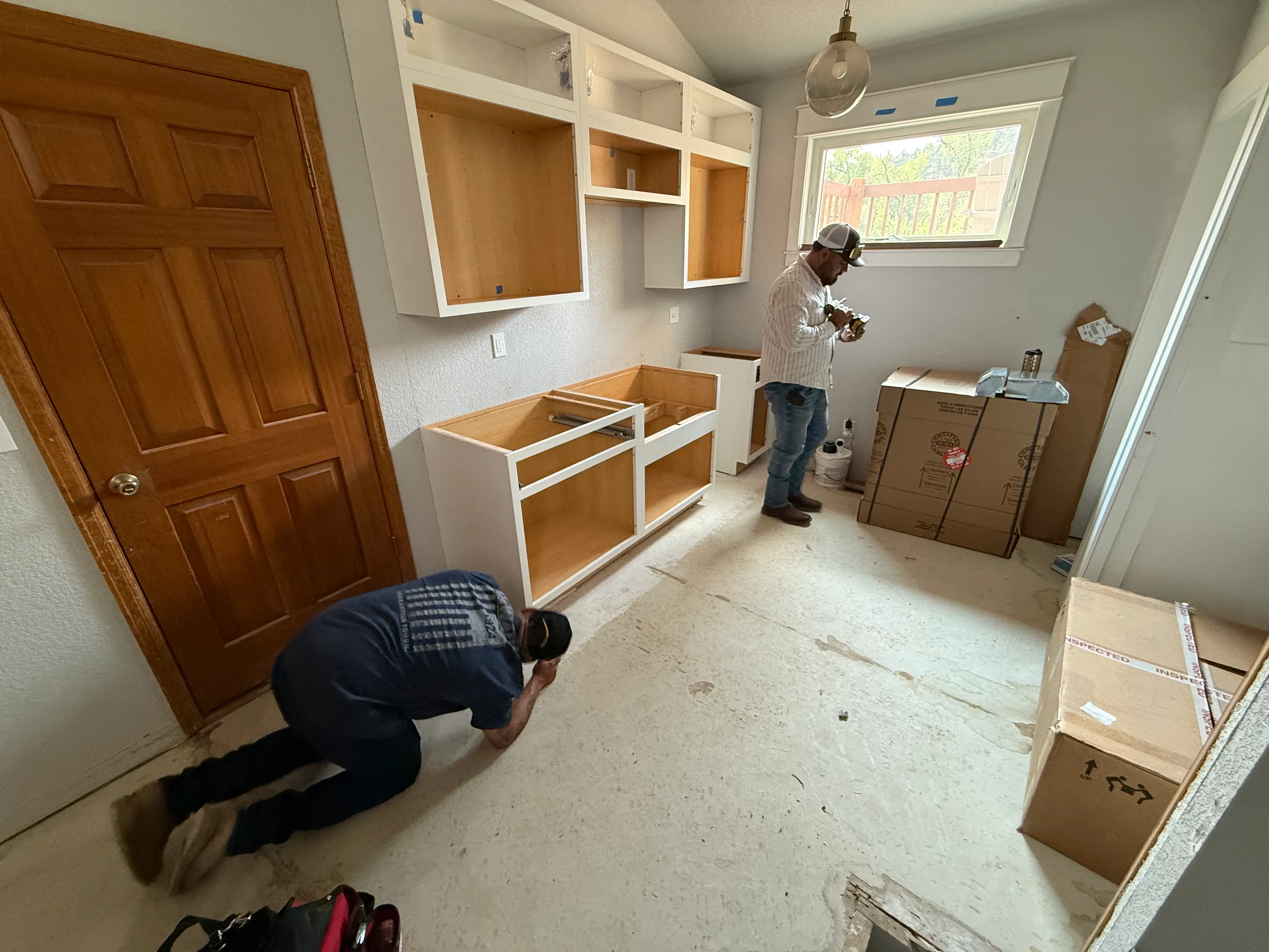 Torres Sustainable Builders at work on a Boulder County project